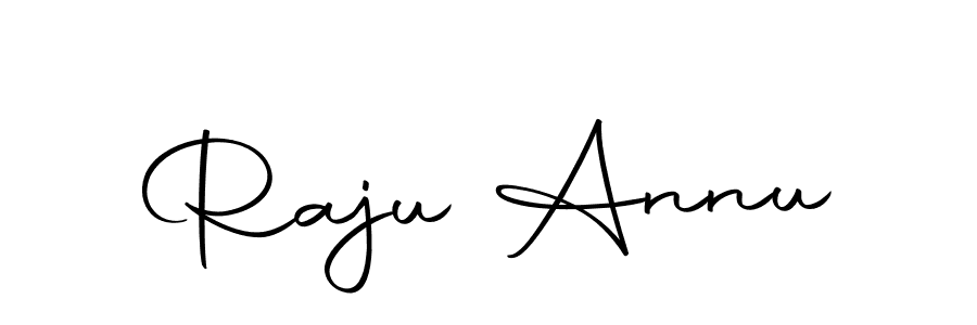 You should practise on your own different ways (Autography-DOLnW) to write your name (Raju Annu) in signature. don't let someone else do it for you. Raju Annu signature style 10 images and pictures png