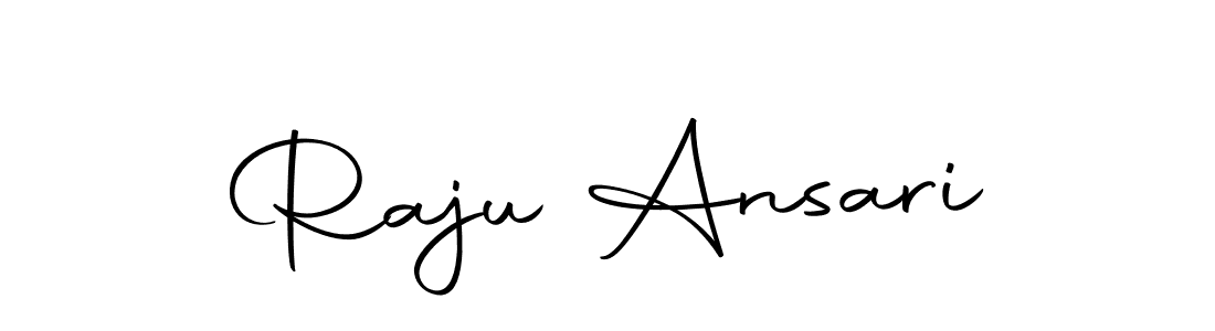 You should practise on your own different ways (Autography-DOLnW) to write your name (Raju Ansari) in signature. don't let someone else do it for you. Raju Ansari signature style 10 images and pictures png