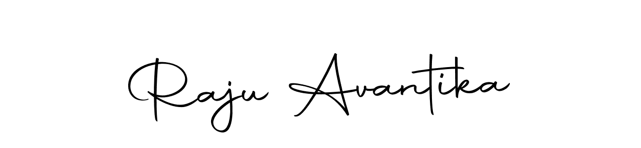 Create a beautiful signature design for name Raju Avantika. With this signature (Autography-DOLnW) fonts, you can make a handwritten signature for free. Raju Avantika signature style 10 images and pictures png