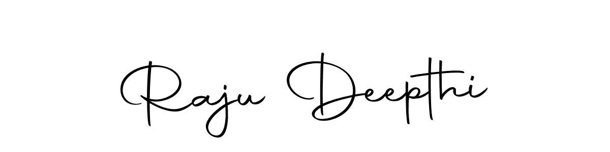 How to make Raju Deepthi signature? Autography-DOLnW is a professional autograph style. Create handwritten signature for Raju Deepthi name. Raju Deepthi signature style 10 images and pictures png