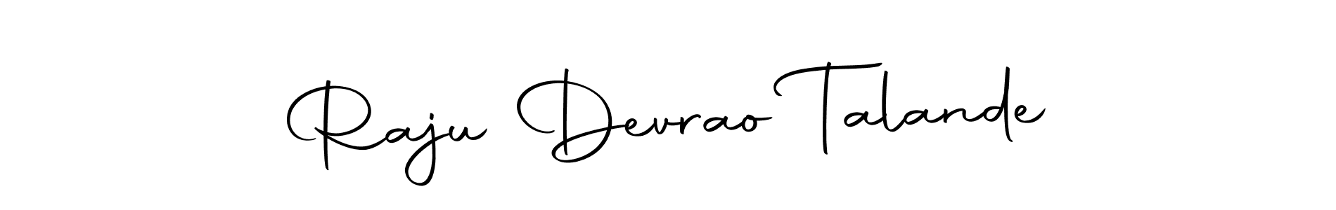 Also we have Raju Devrao Talande name is the best signature style. Create professional handwritten signature collection using Autography-DOLnW autograph style. Raju Devrao Talande signature style 10 images and pictures png