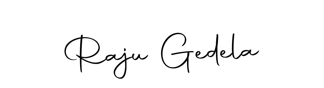 Also we have Raju Gedela name is the best signature style. Create professional handwritten signature collection using Autography-DOLnW autograph style. Raju Gedela signature style 10 images and pictures png