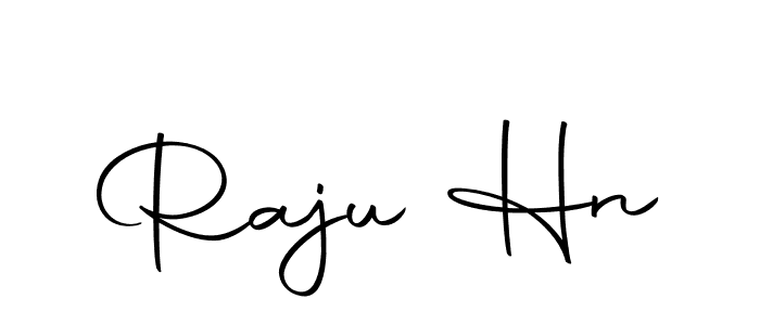 How to make Raju Hn signature? Autography-DOLnW is a professional autograph style. Create handwritten signature for Raju Hn name. Raju Hn signature style 10 images and pictures png