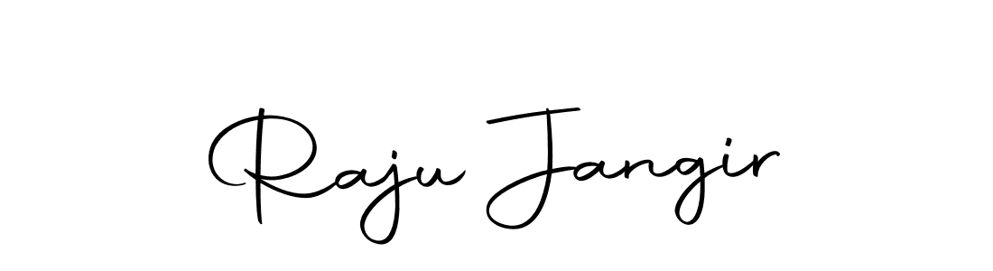 How to make Raju Jangir name signature. Use Autography-DOLnW style for creating short signs online. This is the latest handwritten sign. Raju Jangir signature style 10 images and pictures png