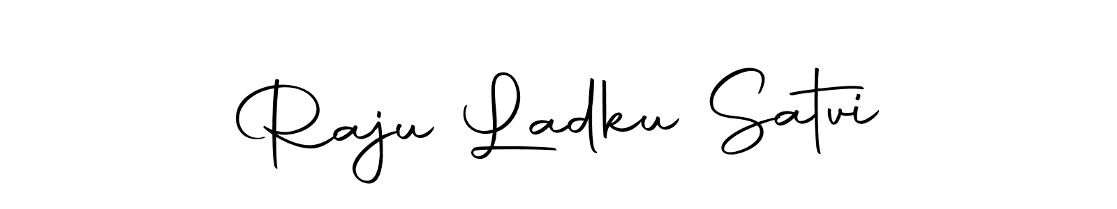 Use a signature maker to create a handwritten signature online. With this signature software, you can design (Autography-DOLnW) your own signature for name Raju Ladku Satvi. Raju Ladku Satvi signature style 10 images and pictures png