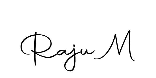 if you are searching for the best signature style for your name Raju M. so please give up your signature search. here we have designed multiple signature styles  using Autography-DOLnW. Raju M signature style 10 images and pictures png