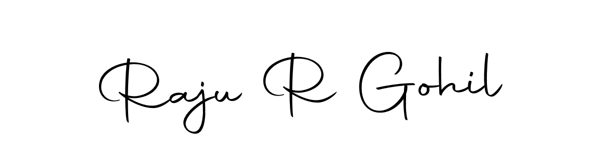 Similarly Autography-DOLnW is the best handwritten signature design. Signature creator online .You can use it as an online autograph creator for name Raju R Gohil. Raju R Gohil signature style 10 images and pictures png