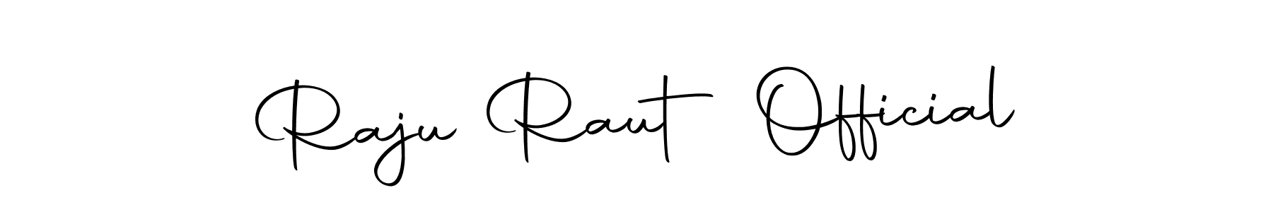 The best way (Autography-DOLnW) to make a short signature is to pick only two or three words in your name. The name Raju Raut Official include a total of six letters. For converting this name. Raju Raut Official signature style 10 images and pictures png