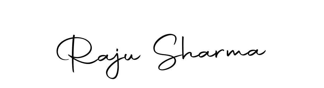 How to make Raju Sharma name signature. Use Autography-DOLnW style for creating short signs online. This is the latest handwritten sign. Raju Sharma signature style 10 images and pictures png