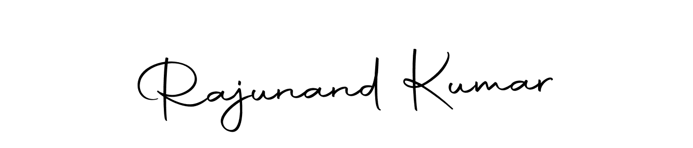 You can use this online signature creator to create a handwritten signature for the name Rajunand Kumar. This is the best online autograph maker. Rajunand Kumar signature style 10 images and pictures png