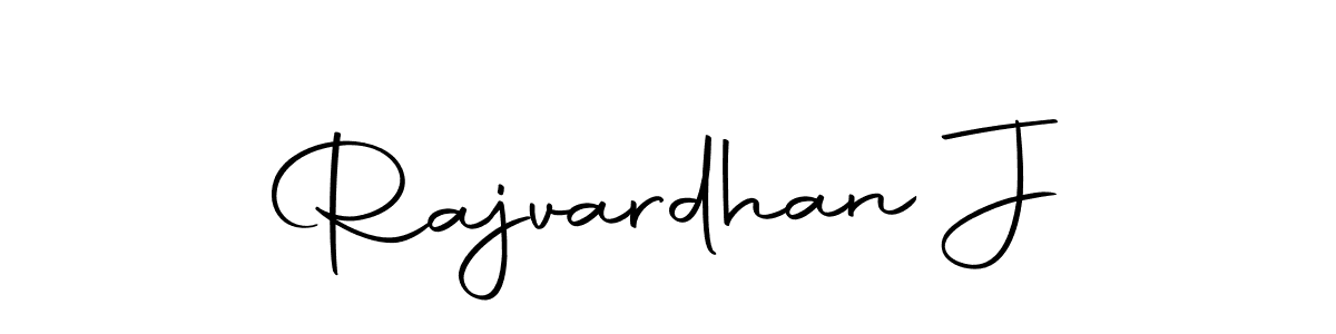 Design your own signature with our free online signature maker. With this signature software, you can create a handwritten (Autography-DOLnW) signature for name Rajvardhan J. Rajvardhan J signature style 10 images and pictures png