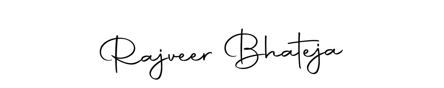 Create a beautiful signature design for name Rajveer Bhateja. With this signature (Autography-DOLnW) fonts, you can make a handwritten signature for free. Rajveer Bhateja signature style 10 images and pictures png