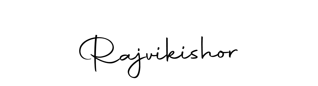 You can use this online signature creator to create a handwritten signature for the name Rajvikishor. This is the best online autograph maker. Rajvikishor signature style 10 images and pictures png