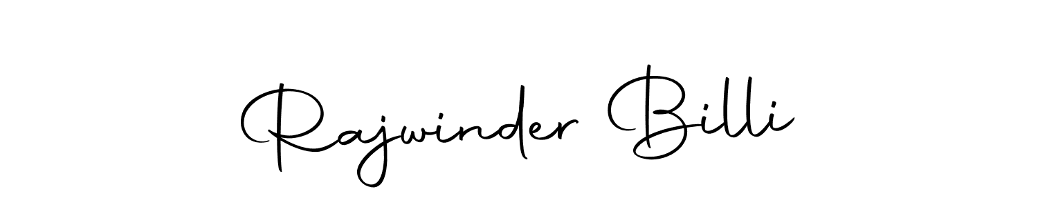 Create a beautiful signature design for name Rajwinder Billi. With this signature (Autography-DOLnW) fonts, you can make a handwritten signature for free. Rajwinder Billi signature style 10 images and pictures png