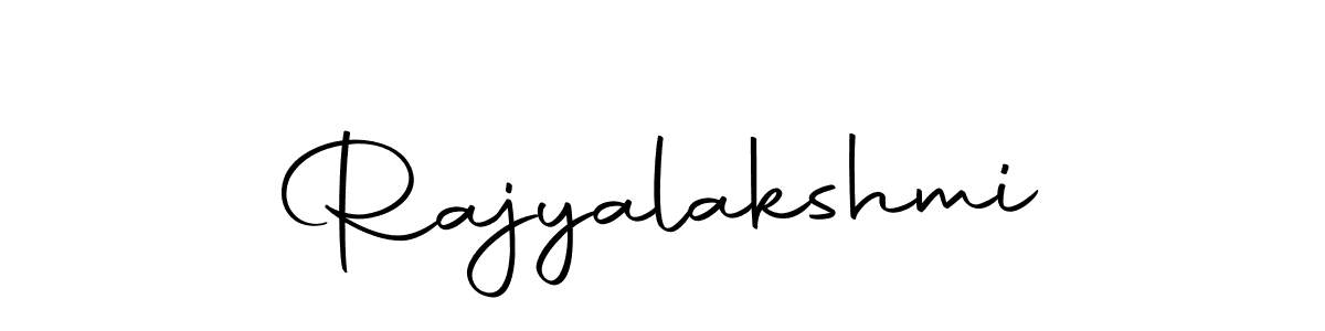 How to make Rajyalakshmi signature? Autography-DOLnW is a professional autograph style. Create handwritten signature for Rajyalakshmi name. Rajyalakshmi signature style 10 images and pictures png