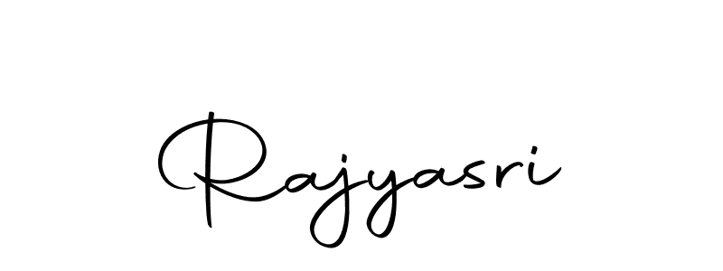 Design your own signature with our free online signature maker. With this signature software, you can create a handwritten (Autography-DOLnW) signature for name Rajyasri. Rajyasri signature style 10 images and pictures png