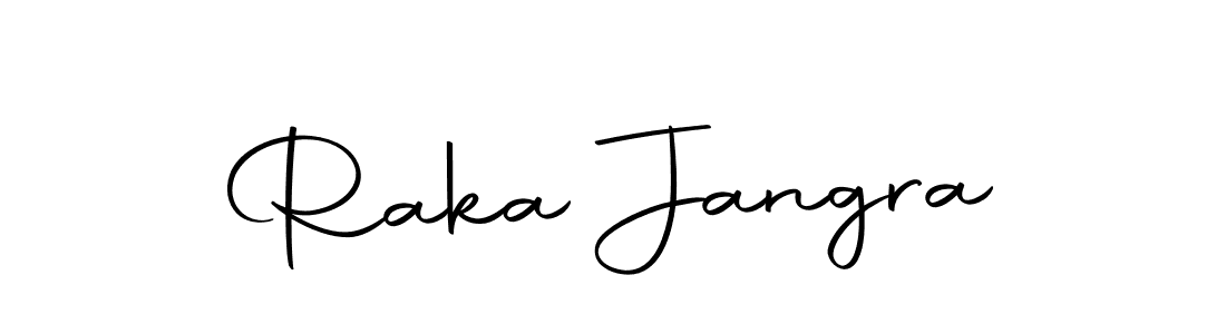 Make a beautiful signature design for name Raka Jangra. With this signature (Autography-DOLnW) style, you can create a handwritten signature for free. Raka Jangra signature style 10 images and pictures png