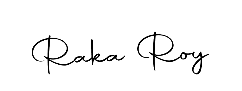 How to make Raka Roy name signature. Use Autography-DOLnW style for creating short signs online. This is the latest handwritten sign. Raka Roy signature style 10 images and pictures png