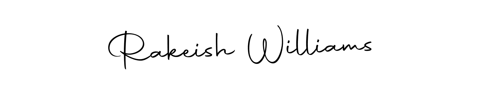 Similarly Autography-DOLnW is the best handwritten signature design. Signature creator online .You can use it as an online autograph creator for name Rakeish Williams. Rakeish Williams signature style 10 images and pictures png