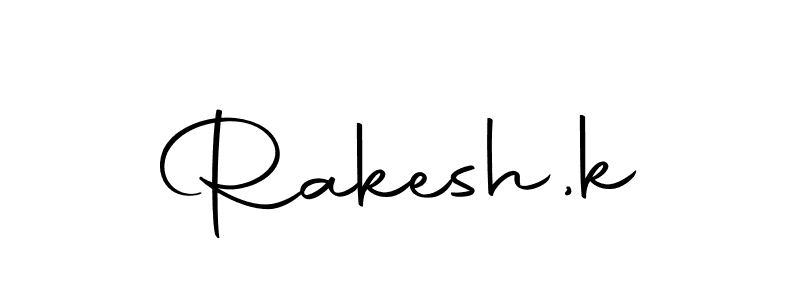 Use a signature maker to create a handwritten signature online. With this signature software, you can design (Autography-DOLnW) your own signature for name Rakesh,k. Rakesh,k signature style 10 images and pictures png