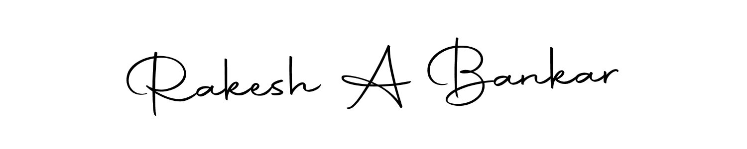 Make a beautiful signature design for name Rakesh A Bankar. Use this online signature maker to create a handwritten signature for free. Rakesh A Bankar signature style 10 images and pictures png