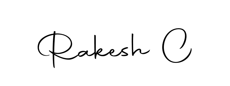 Use a signature maker to create a handwritten signature online. With this signature software, you can design (Autography-DOLnW) your own signature for name Rakesh C. Rakesh C signature style 10 images and pictures png