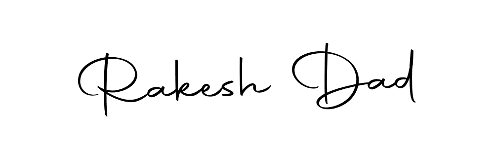 Use a signature maker to create a handwritten signature online. With this signature software, you can design (Autography-DOLnW) your own signature for name Rakesh Dad. Rakesh Dad signature style 10 images and pictures png