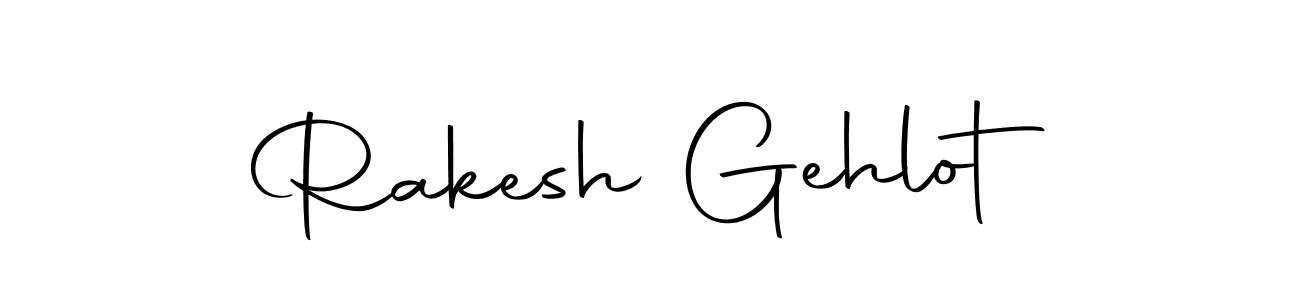 How to make Rakesh Gehlot name signature. Use Autography-DOLnW style for creating short signs online. This is the latest handwritten sign. Rakesh Gehlot signature style 10 images and pictures png