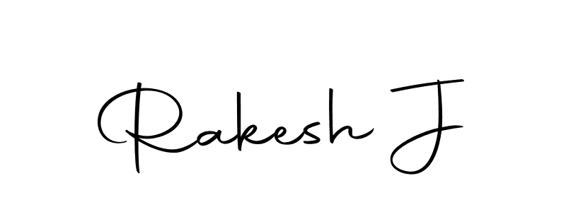 Design your own signature with our free online signature maker. With this signature software, you can create a handwritten (Autography-DOLnW) signature for name Rakesh J. Rakesh J signature style 10 images and pictures png