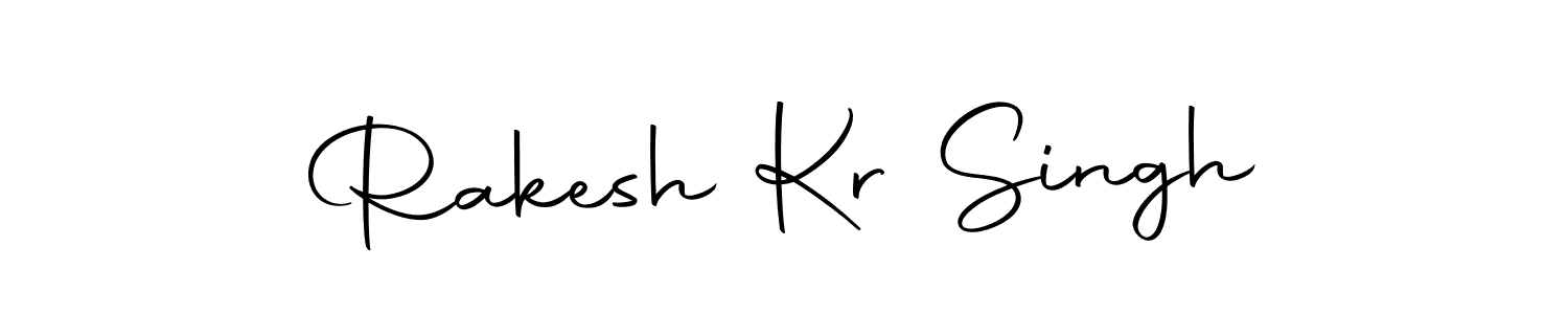 Design your own signature with our free online signature maker. With this signature software, you can create a handwritten (Autography-DOLnW) signature for name Rakesh Kr Singh. Rakesh Kr Singh signature style 10 images and pictures png