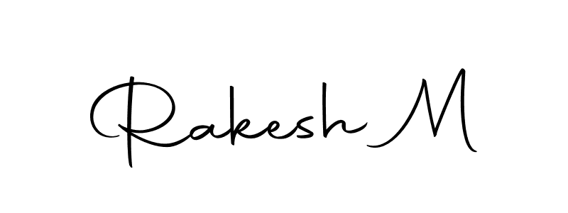 How to make Rakesh M signature? Autography-DOLnW is a professional autograph style. Create handwritten signature for Rakesh M name. Rakesh M signature style 10 images and pictures png