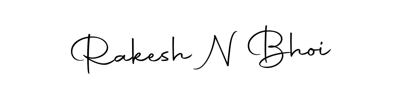 Rakesh N Bhoi stylish signature style. Best Handwritten Sign (Autography-DOLnW) for my name. Handwritten Signature Collection Ideas for my name Rakesh N Bhoi. Rakesh N Bhoi signature style 10 images and pictures png