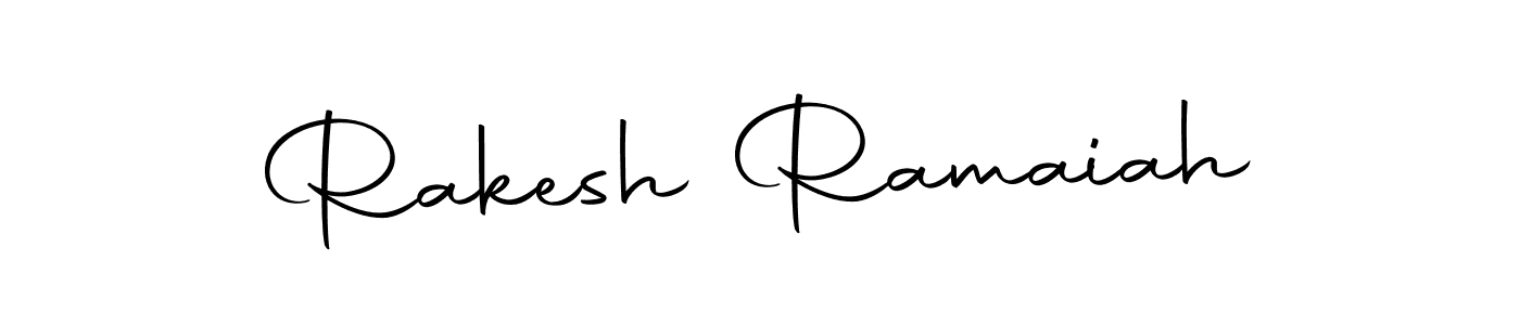 Make a short Rakesh Ramaiah signature style. Manage your documents anywhere anytime using Autography-DOLnW. Create and add eSignatures, submit forms, share and send files easily. Rakesh Ramaiah signature style 10 images and pictures png