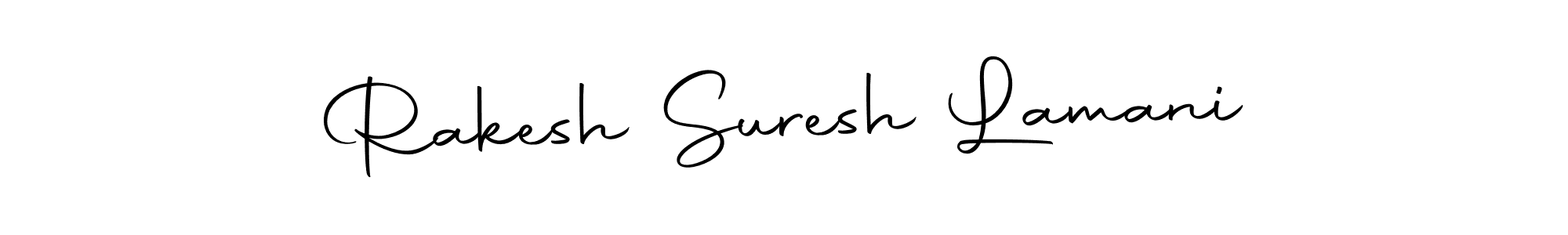 How to make Rakesh Suresh Lamani name signature. Use Autography-DOLnW style for creating short signs online. This is the latest handwritten sign. Rakesh Suresh Lamani signature style 10 images and pictures png