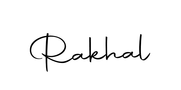 Use a signature maker to create a handwritten signature online. With this signature software, you can design (Autography-DOLnW) your own signature for name Rakhal. Rakhal signature style 10 images and pictures png