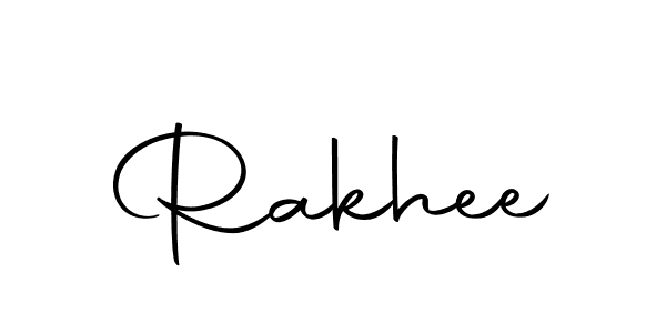 Similarly Autography-DOLnW is the best handwritten signature design. Signature creator online .You can use it as an online autograph creator for name Rakhee. Rakhee signature style 10 images and pictures png