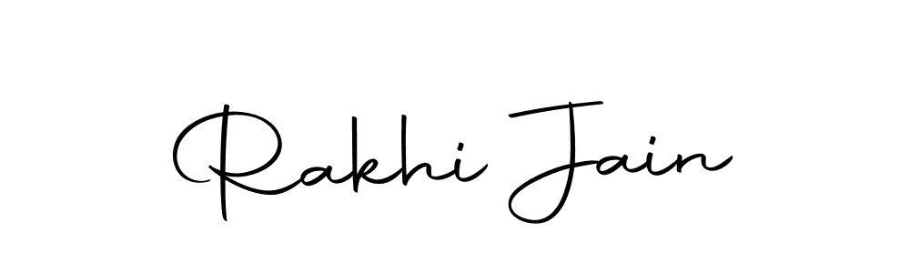 The best way (Autography-DOLnW) to make a short signature is to pick only two or three words in your name. The name Rakhi Jain include a total of six letters. For converting this name. Rakhi Jain signature style 10 images and pictures png