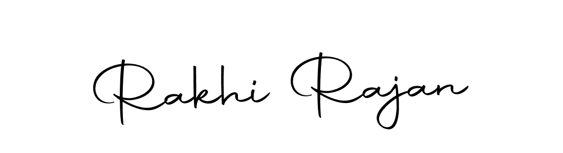 Make a beautiful signature design for name Rakhi Rajan. With this signature (Autography-DOLnW) style, you can create a handwritten signature for free. Rakhi Rajan signature style 10 images and pictures png