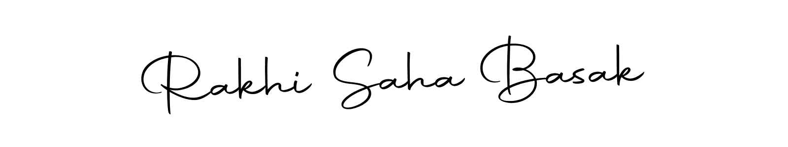 The best way (Autography-DOLnW) to make a short signature is to pick only two or three words in your name. The name Rakhi Saha Basak include a total of six letters. For converting this name. Rakhi Saha Basak signature style 10 images and pictures png