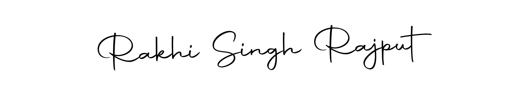 How to make Rakhi Singh Rajput name signature. Use Autography-DOLnW style for creating short signs online. This is the latest handwritten sign. Rakhi Singh Rajput signature style 10 images and pictures png