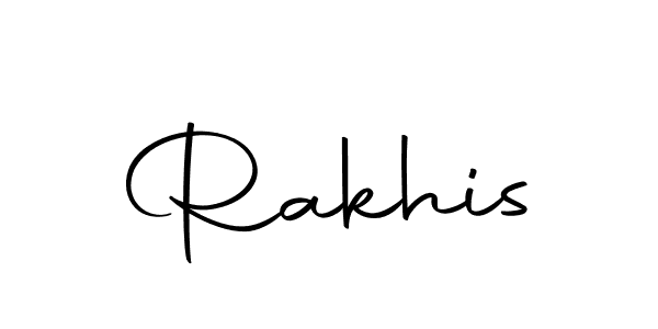 Also we have Rakhis name is the best signature style. Create professional handwritten signature collection using Autography-DOLnW autograph style. Rakhis signature style 10 images and pictures png