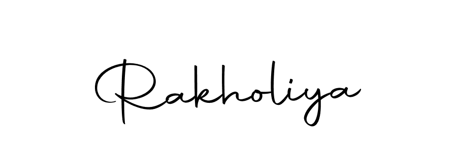 How to make Rakholiya signature? Autography-DOLnW is a professional autograph style. Create handwritten signature for Rakholiya name. Rakholiya signature style 10 images and pictures png