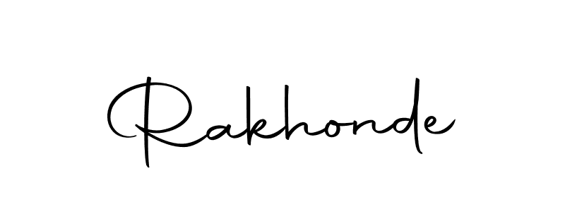 Similarly Autography-DOLnW is the best handwritten signature design. Signature creator online .You can use it as an online autograph creator for name Rakhonde. Rakhonde signature style 10 images and pictures png