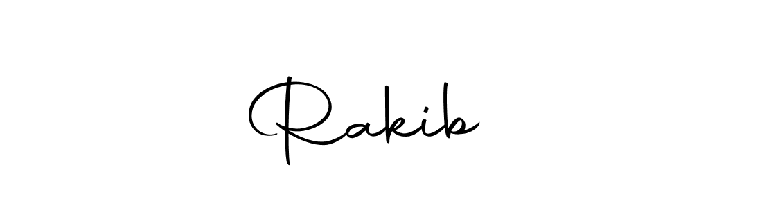 Make a beautiful signature design for name Rakibシ︎. With this signature (Autography-DOLnW) style, you can create a handwritten signature for free. Rakibシ︎ signature style 10 images and pictures png