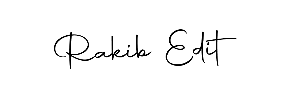 You can use this online signature creator to create a handwritten signature for the name Rakib Edit. This is the best online autograph maker. Rakib Edit signature style 10 images and pictures png