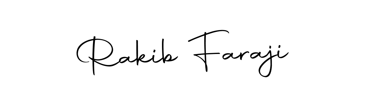 Use a signature maker to create a handwritten signature online. With this signature software, you can design (Autography-DOLnW) your own signature for name Rakib Faraji. Rakib Faraji signature style 10 images and pictures png