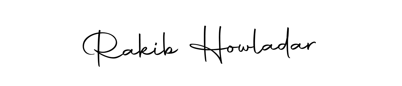 Design your own signature with our free online signature maker. With this signature software, you can create a handwritten (Autography-DOLnW) signature for name Rakib Howladar. Rakib Howladar signature style 10 images and pictures png