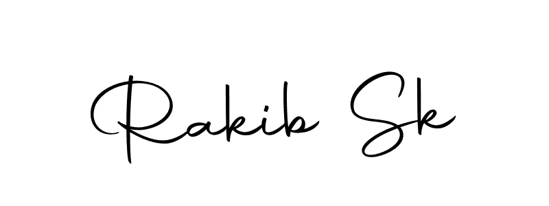 You should practise on your own different ways (Autography-DOLnW) to write your name (Rakib Sk) in signature. don't let someone else do it for you. Rakib Sk signature style 10 images and pictures png