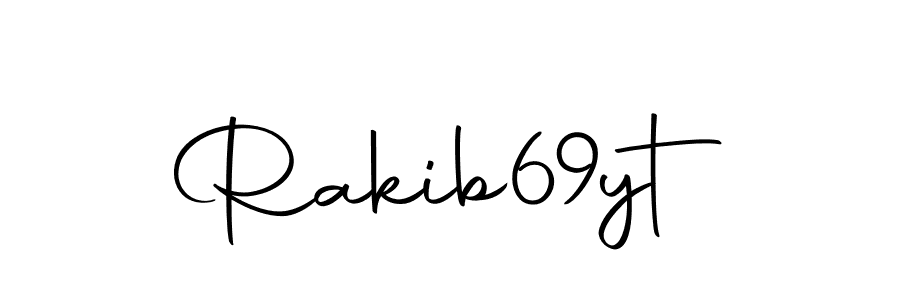 The best way (Autography-DOLnW) to make a short signature is to pick only two or three words in your name. The name Rakib69yt include a total of six letters. For converting this name. Rakib69yt signature style 10 images and pictures png