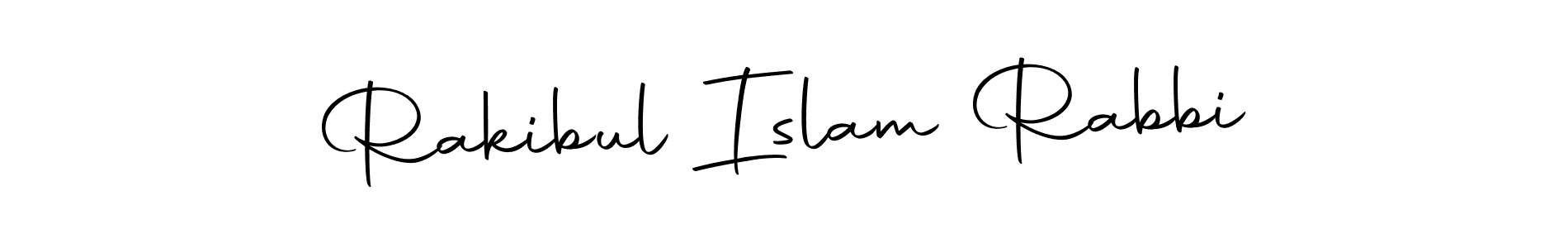 Design your own signature with our free online signature maker. With this signature software, you can create a handwritten (Autography-DOLnW) signature for name Rakibul Islam Rabbi. Rakibul Islam Rabbi signature style 10 images and pictures png